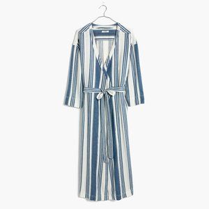 Madewell Striped Wrap Dress Sz XXS